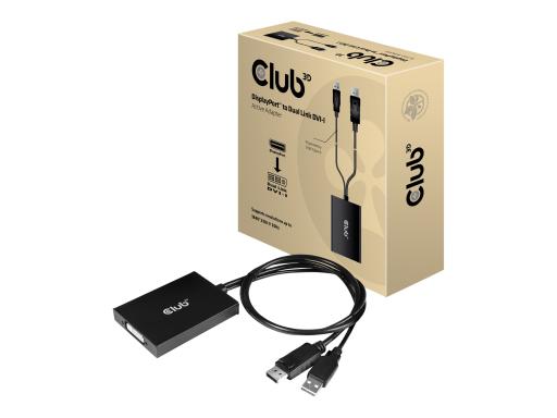 CLUB3D Adapter DisplayPort auf DVI-D (Active Dual)