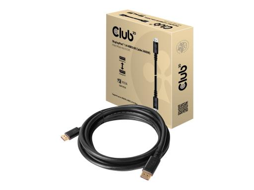 CLUB3D DisplayPort-Kabel 1.4 HBR3 32,4Gb/s   4m 8K60Hz St/St retail