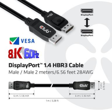 Image CLUB3D_DisplayPort-Kabel_14_HBR3_324Gbs_img2_3713978.jpg Image