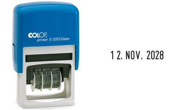 COLOP Datumstempel Printer S220, bl au (62518257)
