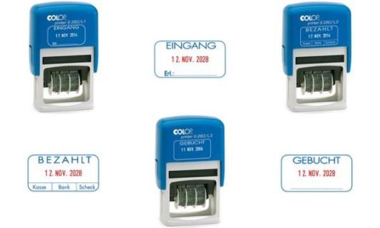 COLOP Datumstempel Printer S260/L1 EINGANG, blau (62518259)