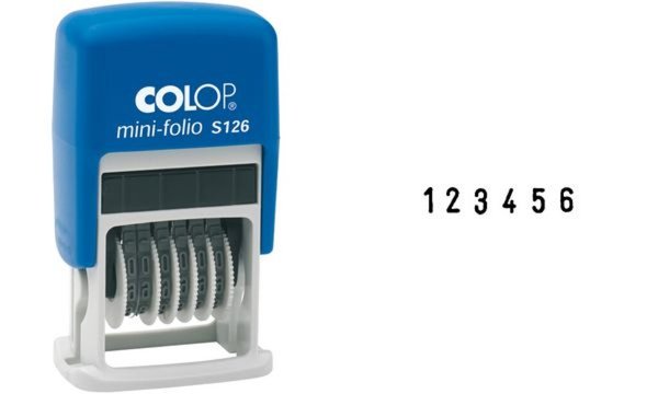 COLOP Ziffernstempel Mini Dater S12 6, 6-stellig (62518087)