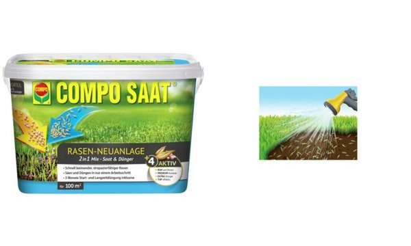 COMPO Rasen-Neuanlage-Mix, 2,2 kg f ür 100 qm (60010068)
