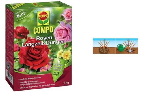 COMPO Rosen Langzeit-Dünger, 2 kg ( 60010093)