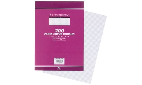 Image CONQUERANT_SEPT_Kanzleipapier_DIN_A4_kariert_img1_4386398.jpg Image