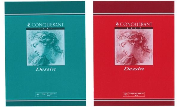 CONQUERANT SEPT Zeichenheft, NF45, 240 x 320 mm, blanko (339205200)
