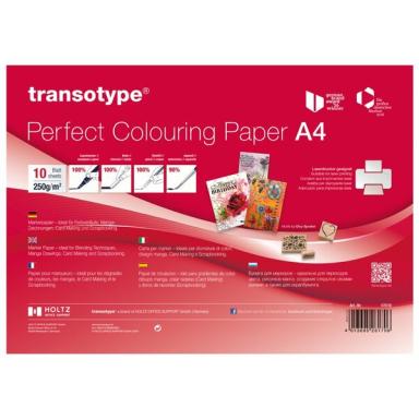 COPIC Blending Papier DIN A4, 250 g/qm, 10 Blatt ideal für Farbverläufe, Card-M