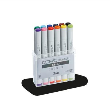 Image COPIC_Profi-Pinselmarker_sketch_12er_Basis-Set_img6_4285502.jpg Image