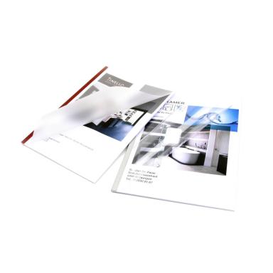 CRYSTAL FLEX COVER A4 PORTRAIT 100, für bis 100 Blätter, Farbe: White  / Weiß, Pack mit 66 Stück