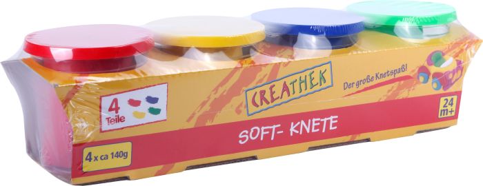 CR Knete 4er Set Grundfarben 560g, Nr: 63211575