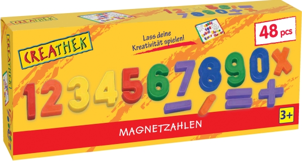 CR Magnet Zahlen u. Zeichen 48teilig, Nr: 60709289
