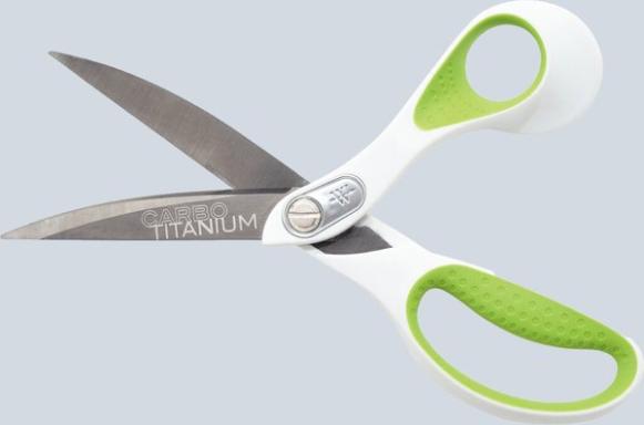 Carbo Titanium Schere Softgrip, 23,8 cm, rostfrei, Klingen mit