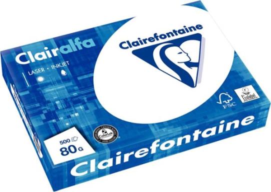 Clairalfa Kopierpapier A5 80g weiss 500 Blatt Weiße 170