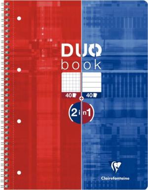 Clairefontaine Collegeblock DUO A4, 80 Blatt