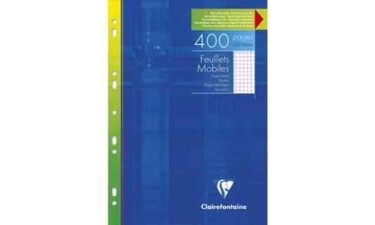 Clairefontaine Feuillets mobiles A4 , quadrillé 5/5,100 pages (87000732