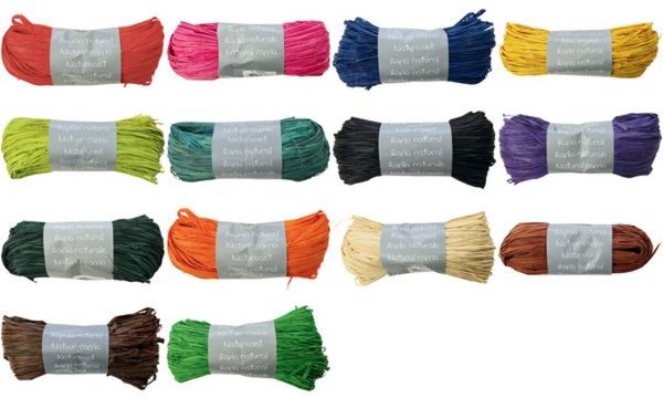 Clairefontaine Raffia-Naturbast, ro sa (87001073)