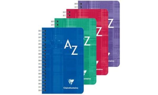 Clairefontaine Registerbuch, 75 x 1 20 mm, kariert (87000372)