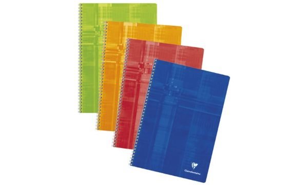 Clairefontaine Spiralheft, DIN A4, kariert 5x5, 90 Blatt (332205400)