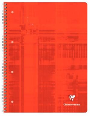 Collegeblock A4 kariert 80 Blatt 90 g/qm, satiniert, 4-fach Lochung,