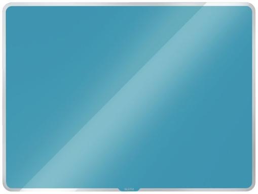 Cosy Whiteboards Glas 600x400 mm, blau rahmenlos, Sicherheitsglas, trocken