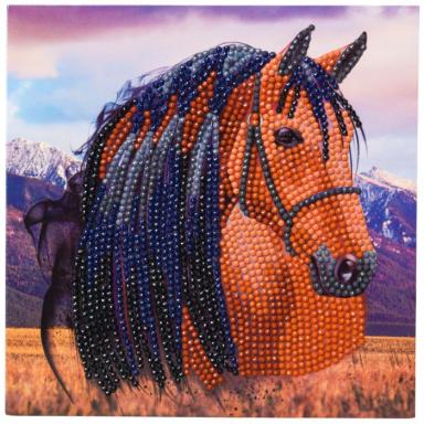 Crystal Art Pferd 18x18 cm, Nr: CCK-A70