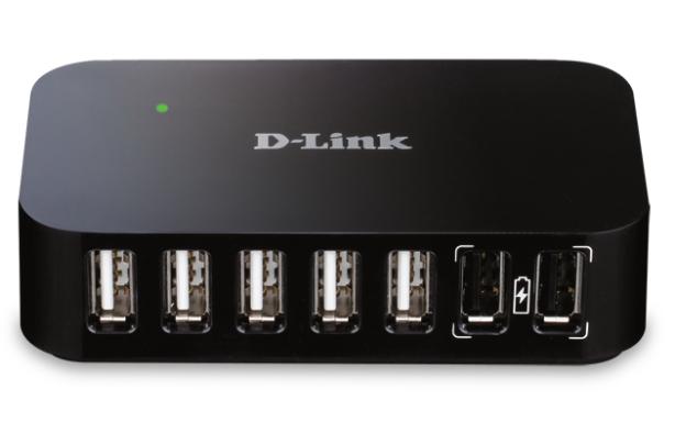 Image D-LINK_DUB-H7_USB_Hub_20_7-Port_mit_Netzteil_img1_3709002.jpg Image