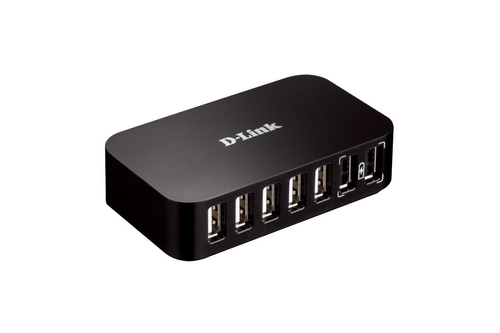 Image D-LINK_DUB-H7_USB_Hub_20_7-Port_mit_Netzteil_img3_3709002.jpg Image