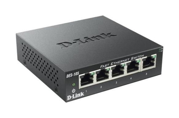 Image D-LINK_Switch_5-Port_FastEthernet_Layer2_DES-105E_img6_3708634.jpg Image