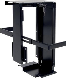 Viewgo Computerhalterung schwarz, für Schreibtische, abschließbar