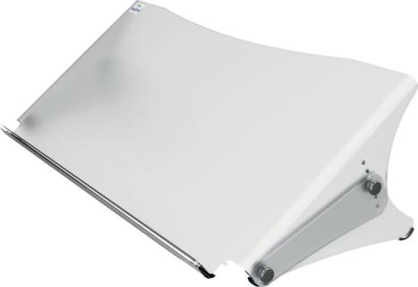 Addit ErgoDoc Dokumentenhalter Acryl matt, höhenverstellbar von 136-206mm