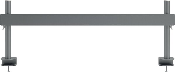 Viewmate Schienensystem silber für Schreibtische, Schienenläge 1200mm