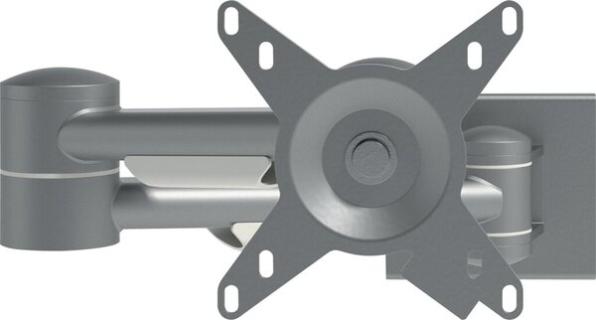 Viewmate Monitorarm-Schienensystem silber, feste Höhe, Tiefeneinstellung