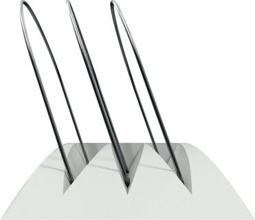 Viewmate Ordnerablage, weiß für bis 3 Ordner, Maße: 175x322x48 mm