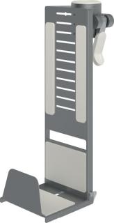 Viewmate SFF-Halterung, silber Höhenverstellung mit Klemmhebel