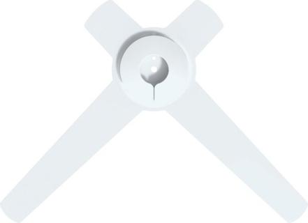 Viewlite Fußplatte weiß für Monitorarm Schreibtisch 102, Maße: 439x318x28mm