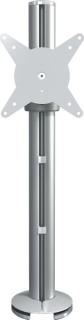 Viewlite Monitorarm für Schreibtische silber, Höhenvefrstellung mit Gewinde-