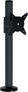 Viewlite Monitorarm für Schreibtische schwarz Höhenvefrstellung mit Gewinde-