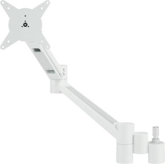 Viewlite Dual-Monitorarm Upgrade Kit weiß, Doppel-Aufnahmedorn-Adapter