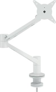 Viewlite plus Monitorarm weiß für Schreibtische, dynamischer Höhen-