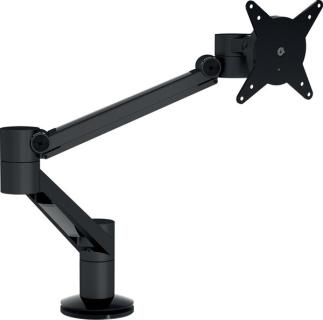 Viewlite plus Monitorarm schwarz für Schreibtische, dynamischer Höhen-