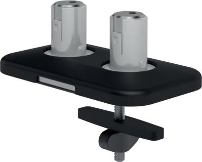 Viewprime Durchtisch-Befestigung für dualen Monitorarm (65213) schwarz