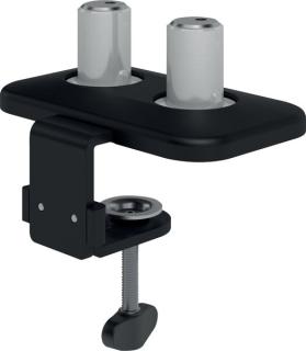 Vieprime Tischklemmen-Befestigung für dualen Monitorarm (65213) schwarz