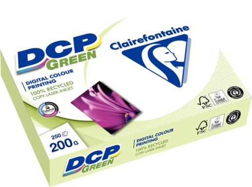 DCP green Kopierpapier, A3, weiß, 200g, 250 Blatt, Recycling,