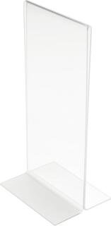 Tischaufsteller Classic Image, gerade DIN lang, Hochformat