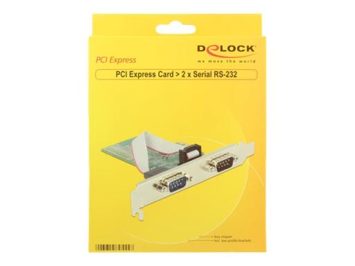 DELOCK PCIe x1 Seriell 2x  Delock