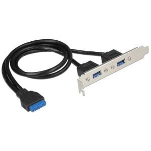 Image DELOCK_Slot_bracket_-_USB-Konsole_-_USB_img2_3860103.jpg Image