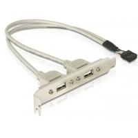 Image DELOCK_Slotblech_intern_USB_5pin_zu_2x_USB20_img2_3707343.jpg Image