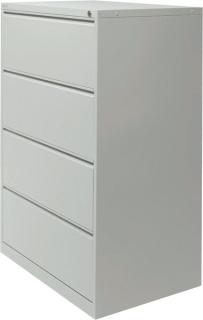 Hängeregistraturschrank 1320x840x620, doppelbahnig, DIN A4, lichtgrau,