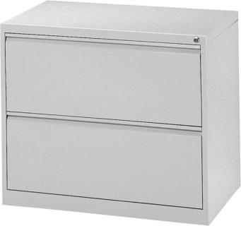 Hängeregistraturschrank 720x840x620, doppelbahnig, DIN A4, lichtgrau,
