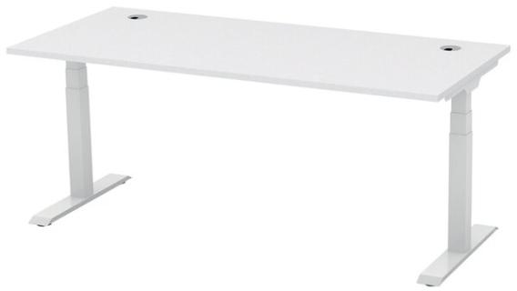 Schreibtisch FLEX MODUL 1800 mm höhenverstellbar, Dekor lichtgrau